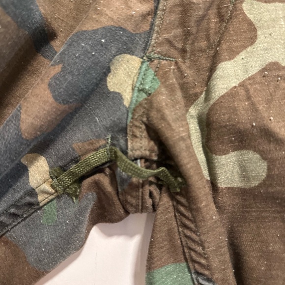 Vintage 80's Era USGI Woodland BDU Camouflage Combat Pants Trouser Wide Leg - Picture 12 of 16